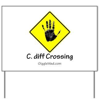 diff crossing sign 02 yard sign $ 19 97