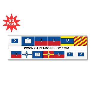 speedy express in nautical alphabet sticker bumpe $ 97 99