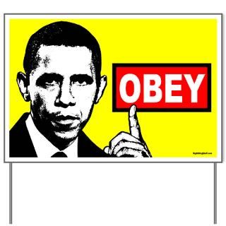 anti obama obey yard sign $ 20 99