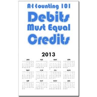 Accounting 101 Calendar Print for $10.00