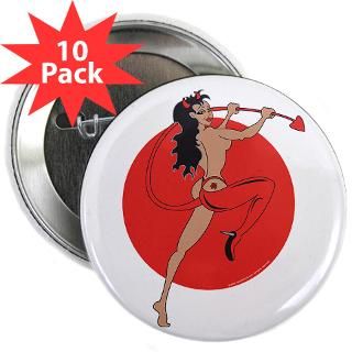 Pinup She Devil Girl 2.25 Button (10 pack)