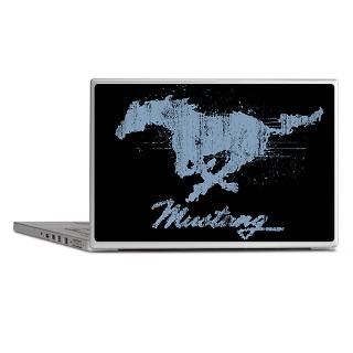 Auto Gifts  Auto Laptop Skins  Mustang   Grunge Laptop Skin