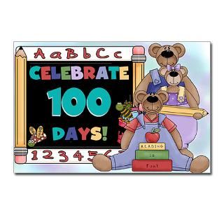 100 Gifts  100 Postcards  Bears 100 Days of School Postcards