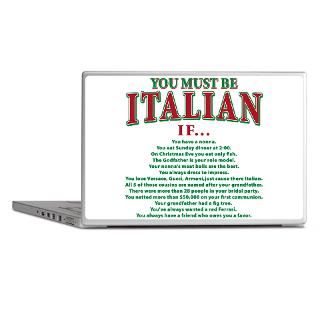 Italian Gifts  Italian Laptop Skins  Italian pride Laptop Skins