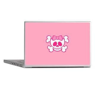 Bow Gifts  Bow Laptop Skins  Girl Skull Pink Laptop Skins