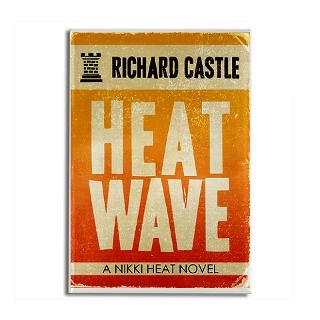 Castle Heat Wave Retro Rectangle Magnet