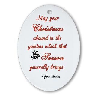 Jane Austen Quotes Christmas Ornaments  Unique Designs
