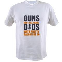 Guns Dont Kill People, Dads T Shirt by gracequinn