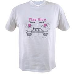 Play Nice Controller T Shirt by MFUnicorn