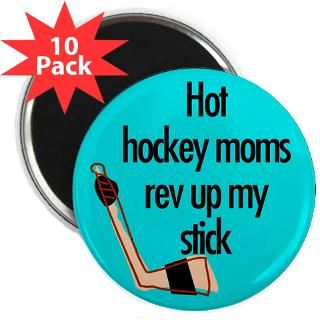 Hot Hockey Moms 2.25 Button (100 pack)