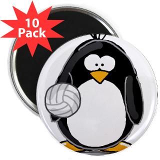 volleyball Penguin 2.25 Magnet (10 pack)