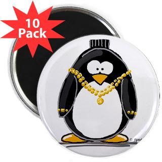 Bling penguin 2.25 Magnet (10 pack)