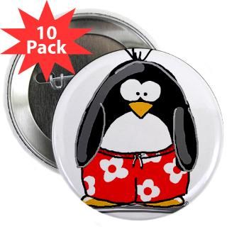 Swim Trunk Penguin 2.25 Button (10 pack)