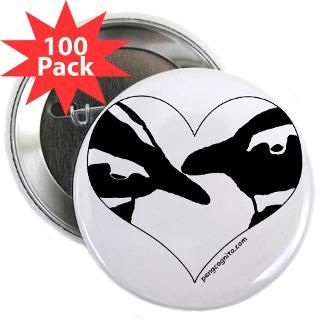 penguin kiss heart design 2 25 button 100 pack $ 114 98