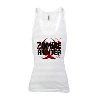 Biohazard Gifts  Biohazard T shirts  zombie hunter Racerback Tank