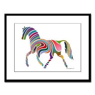 My Rainbow Horse Large Framed Print