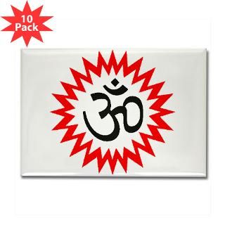 OM Indian Symbol Rectangle Magnet (10 pack)