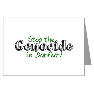 Stop Darfur Genocide Rectangle Sticker 10 pk)