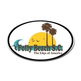 Folly Beach Stickers  Folly Beach Bumper Stickers –