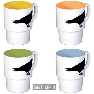 The Raven Stackable Mug Set (4 mugs)