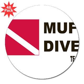 Muff Diver 3 Lapel Sticker (48 pk)