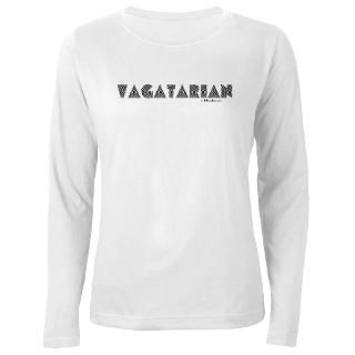 Vagatarian (all caps) Womens Long Sleeve T Shirt