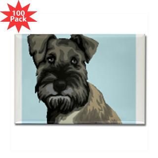 schnauzer rectangle magnet 100 pack $ 148 99