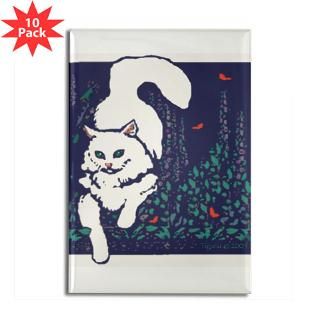white cat magnet $ 3 73 white cat rectangle magnet 100 pack $ 147 99