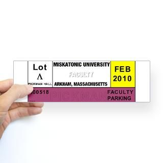 Miskatonic University Stickers  Car Bumper Stickers, Decals