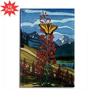 butterfly rectangle magnet 100 pack landscape art $ 149 00