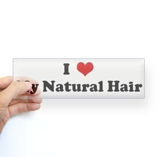 Love My Natural Hair Stickers  Car Bumper Stickers, Decals