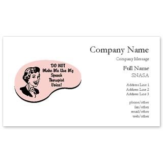 Speech Therapy Business Card Templates & Designs  Buy Speech Therapy