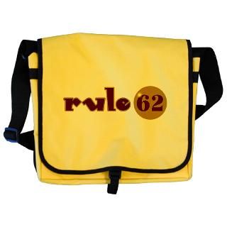 Rule 62 AA Slogan Messenger Bag