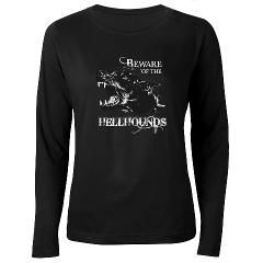 SUPERNATURAL Hellhound Womens Long Sleeve Dark T Shirt