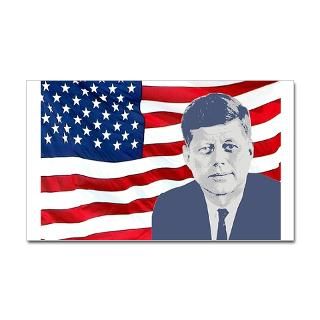 Kennedy and Flag  History and Science T shirts