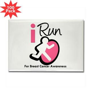 run breastcancerawareness rectangle magnet 100 $ 168 99