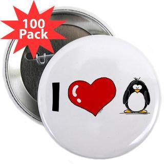 Love Penguins 2.25 Button (100 pack)