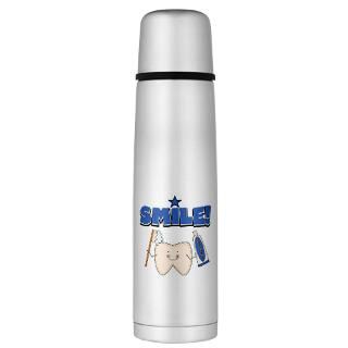 Brush Gifts  Brush Drinkware  Smile Large Thermos® Bottle