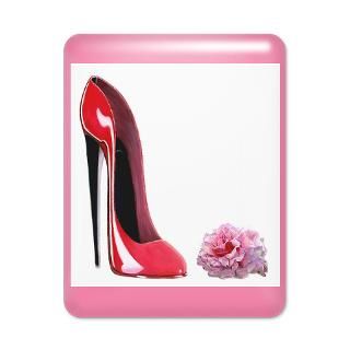 Red Stiletto Shoe & Pink Rose iPad Case by Red_Stiletto_Shoe_Pink_Rose