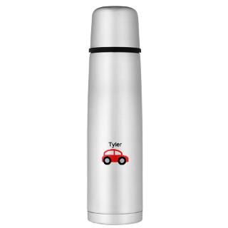 Baby Gifts  Baby Drinkware  Tyler   Red Car Large Thermos