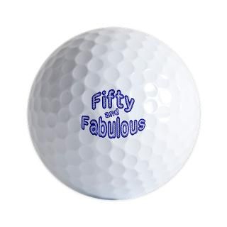 50 Birthday Gifts  Fabulous 50 Golf Ball