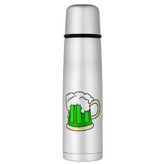 Beer Gifts  Beer Drinkware  Green Beer Mug Large Thermos® Bottle