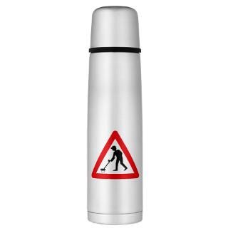 Black Gifts  Black Drinkware  Warning, Detectorist Ahead Large