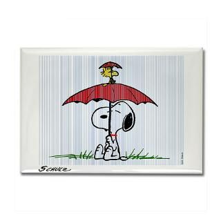 Umbrella Buddies Rectangle Magnet