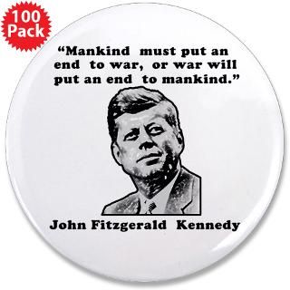 jfk anti war quote 3 5 button 100 pack $ 179 99