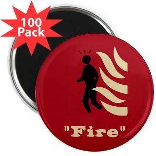 fire warning sign 2 25 magnet 100 pack $ 179 99