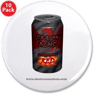 Dragon Blood   Red 3.5 Button (10 pack)