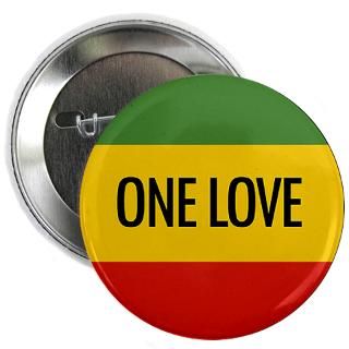 One Love Rasta Colours Mini Button (10 pack)