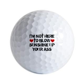 Adult Humor Humorous Funny Joke Gifts  SUNSHINE Golf Ball