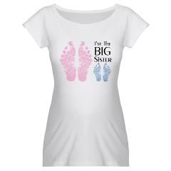 Big Sister (LB) Footprints T Shirt by FooTees